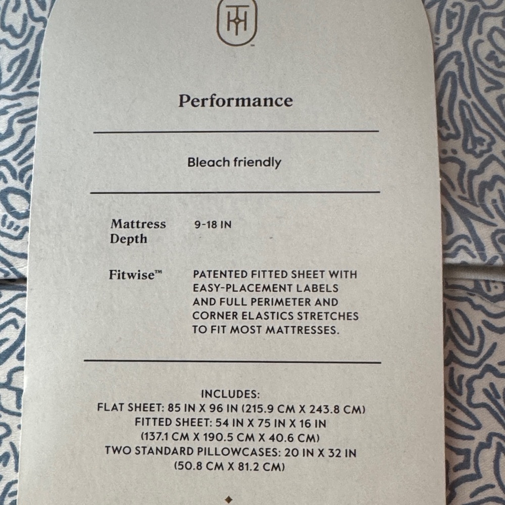 Threshold Blue Performance Sheet Set - Picture 4 of 6